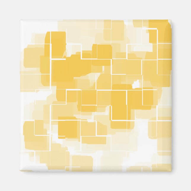 "Melon" Geometric Abstract Magnet (Front)