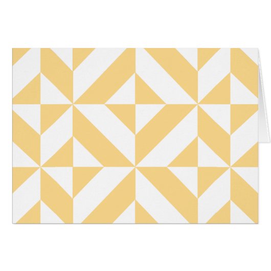 Melon Geometric Art Deco (Front Horizontal)