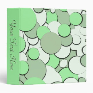 Melon Green Monochrome 3 Ring Binder