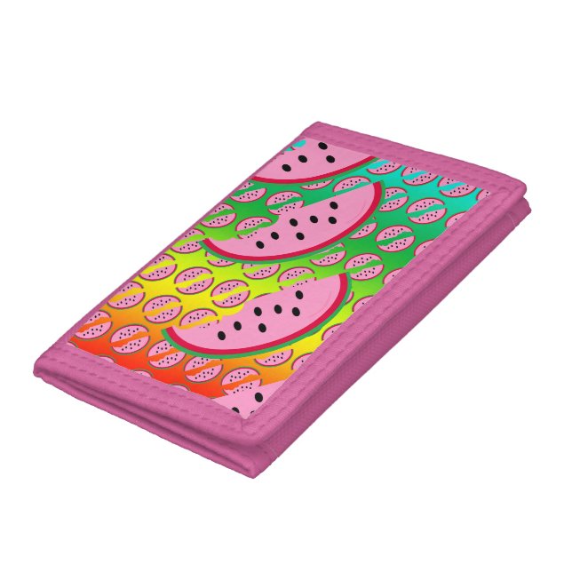 Melon Madness Trifold Wallet (Bottom)