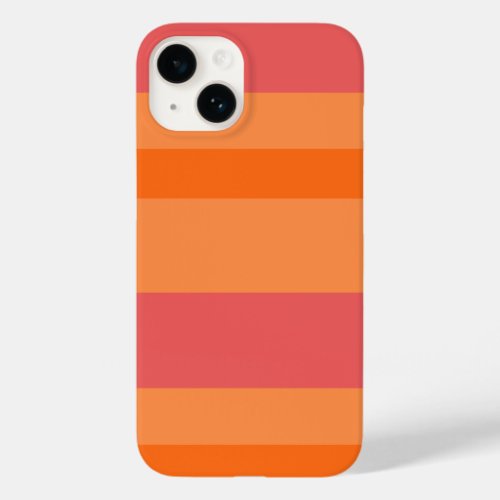 Melon monochromatic stripe pattern Case_Mate iPhone 14 case