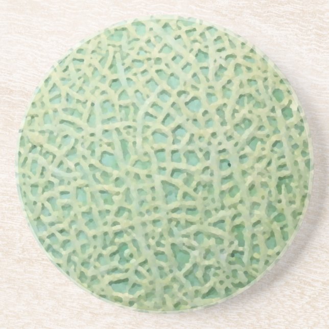melon pattern drink coaster (Front)