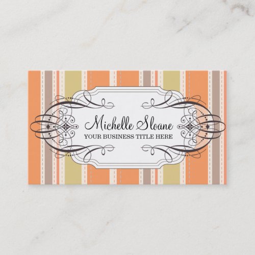 Melon Stripes Business Card