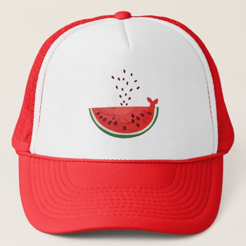 Melon Whale Funny Animal Shaped Fruit For Kids Tru Trucker Hat