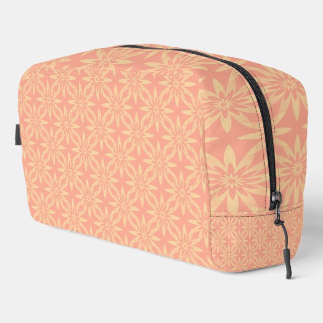 Melon Yellow Flower Seamless Pattern Toiletry Bag (Right Corner)