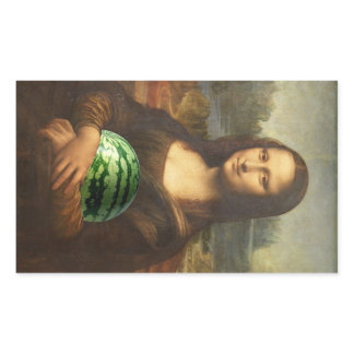 Melona Lisa Rectangular Sticker