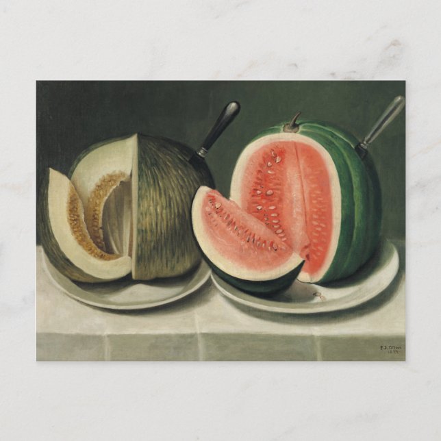 "Melons" art postcard (Front)