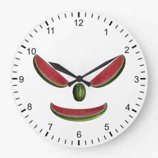 Melons Face Large Clock
