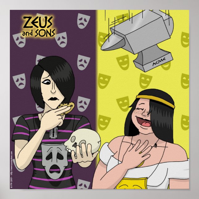 Melpomene and Thalia Poster (Front)