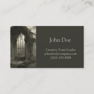 Melrose Abbey Scotland Window Medieval Card Ruins