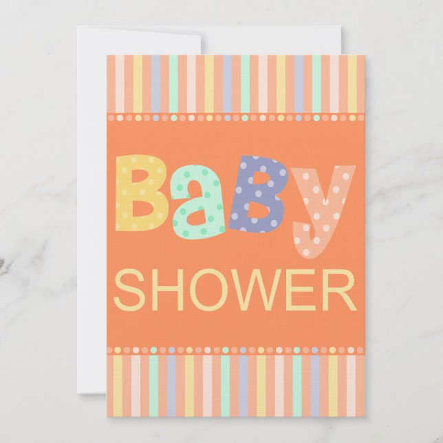 Melrose Baby Shower Invite (Front)