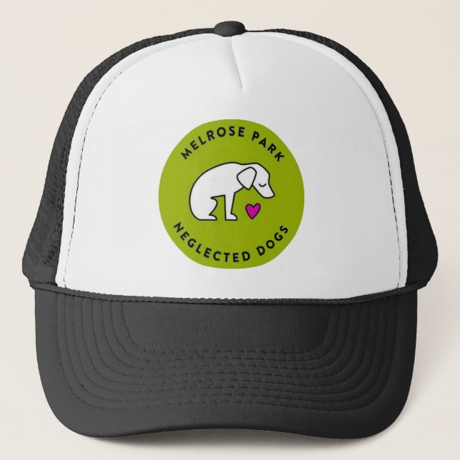 Melrose Park Neglected Dogs Houston, TX Trucker Hat (Front)