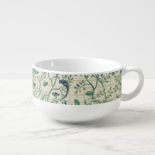 MELSETTER IN KELMSCOTT GARDEN _ WILLIAM MORRIS SOUP MUG