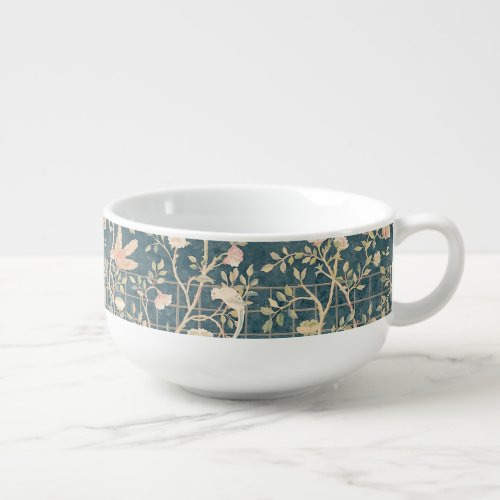 MELSETTER IN STONECROP _ WILLIAM MORRIS SOUP MUG