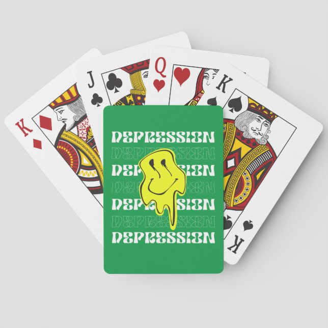 MELT_ Depression playing cards  (Back)