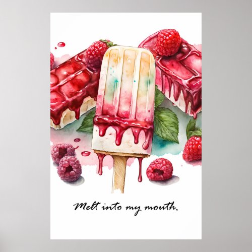 Melt into my mouth poster