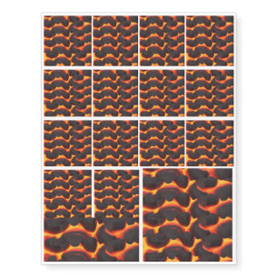 “Meltdown”, Abstract Digital Painting Temporary Tattoos