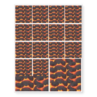 “Meltdown”, Abstract Digital Painting Temporary Tattoos