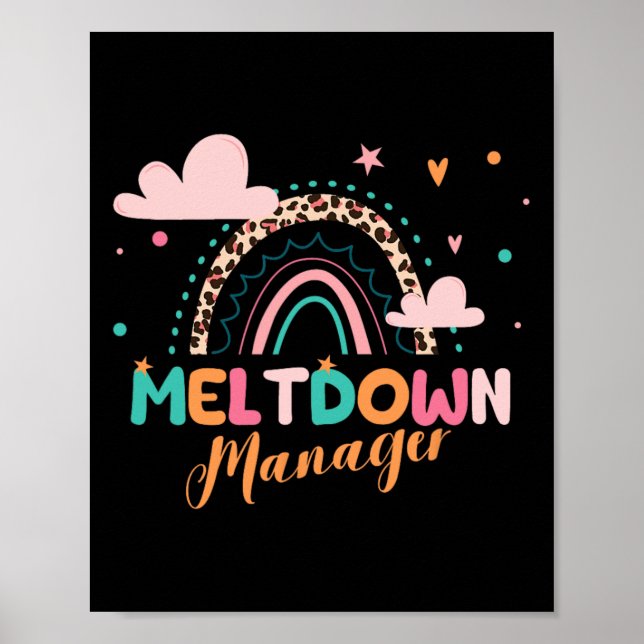 Meltdown Manager After School Daycare Provider Chi Poster (Front)