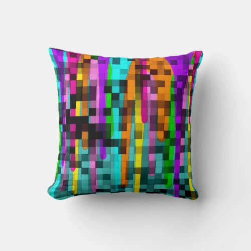 Meltdown Throw Pillow