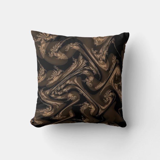 Meltdown Throw Pillow (Front)