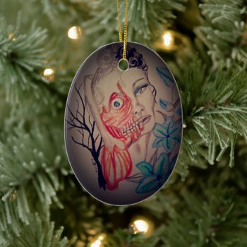 Melted Beauty Ceramic Ornament by UndefineHyde at Zazzle