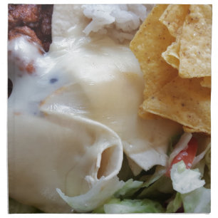 Melted Cheese Nacho Funny Food Napkin