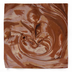Melted Chocolate Texture Bandana