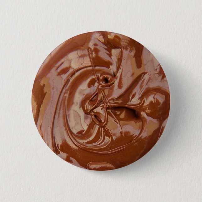Melted Chocolate Texture Button (Front)