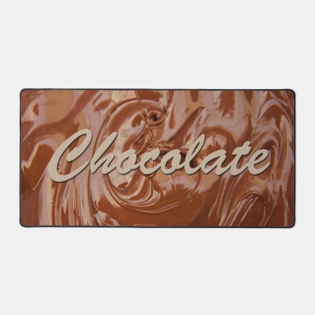 Melted Chocolate Texture Desk Mat (Front)