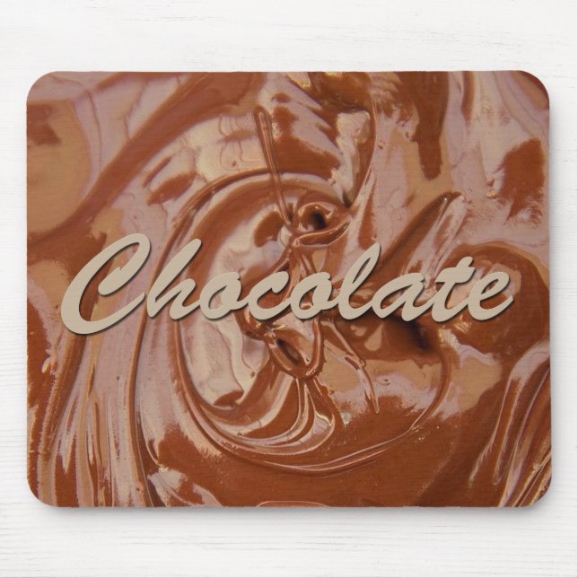 Melted Chocolate Texture Mouse Pad (Front)