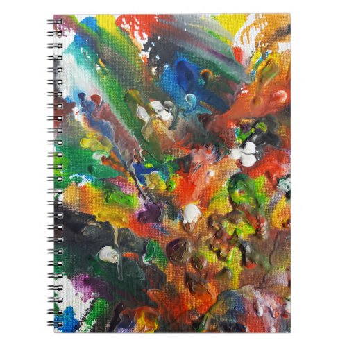 Melted Crayon Art Notebook