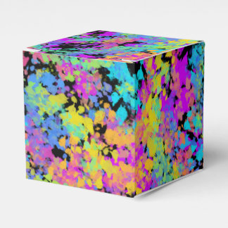 melted crayon multicolor : favor boxes
