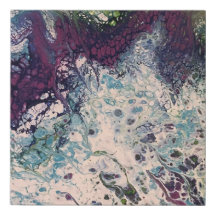 Melted Crayon Series 117 - Acrylic Pour as