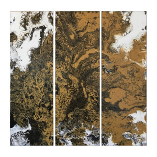 Melted Crayon Series - Exotic Nights as Triptych