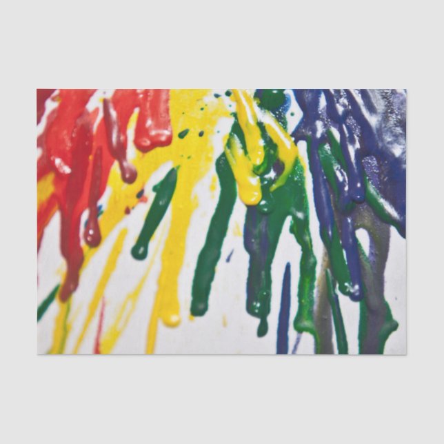 Melted crayon tissue paper (Front)