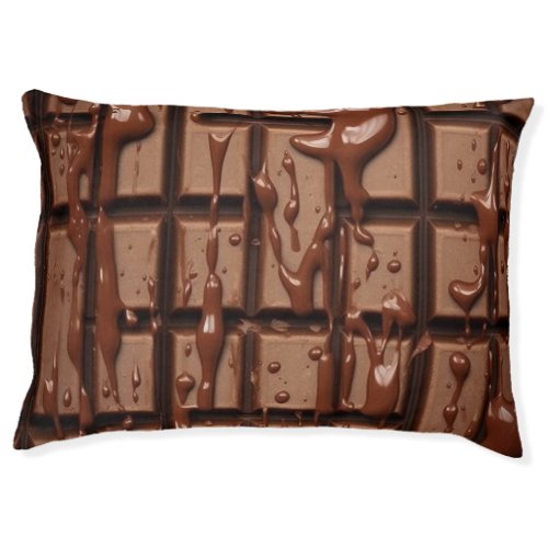 Melted Dark Squared Chocolate Pet Bed 