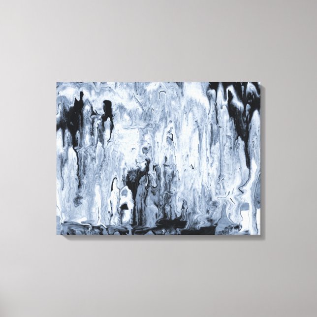 Melted Darkness Canvas Print (Front)