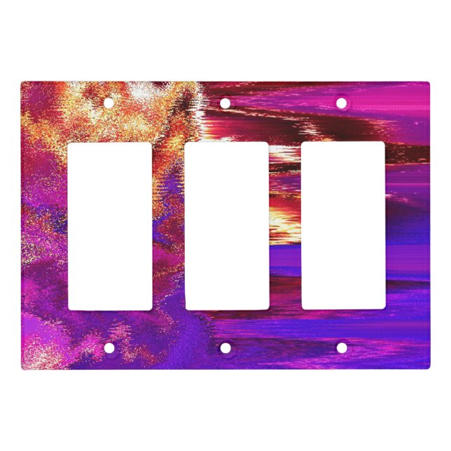 Melted Glitch Light Switch Cover (Front)
