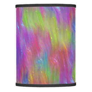 Melted Rainbow Glass Lamp Shade