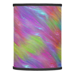 Melted Rainbow Glass Lamp Shade