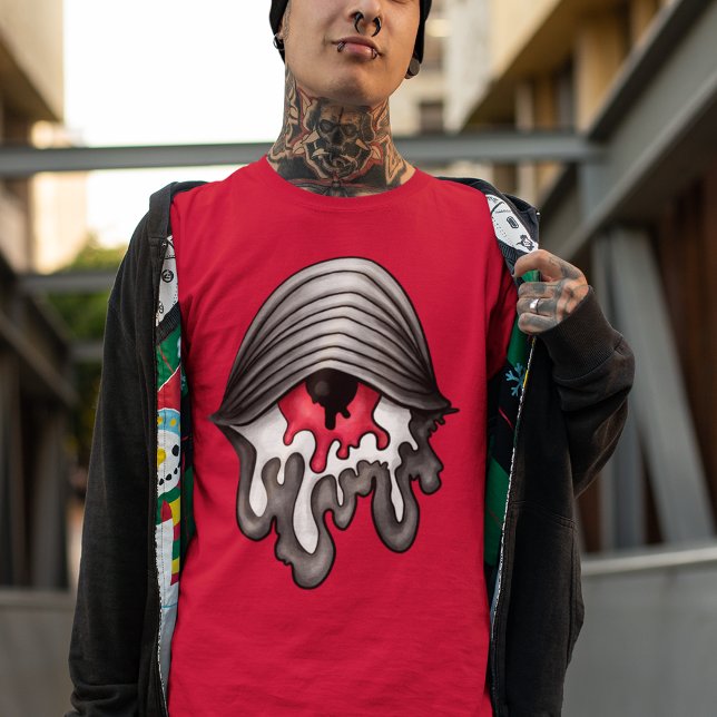 Melted Red Eye: Surreal Horror T-Shirt (Creator Uploaded)