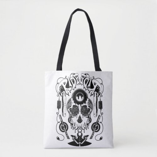 Melted Skull Tote