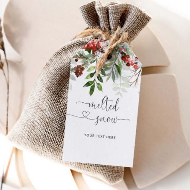 Melted snow favor tag (Creator Uploaded)