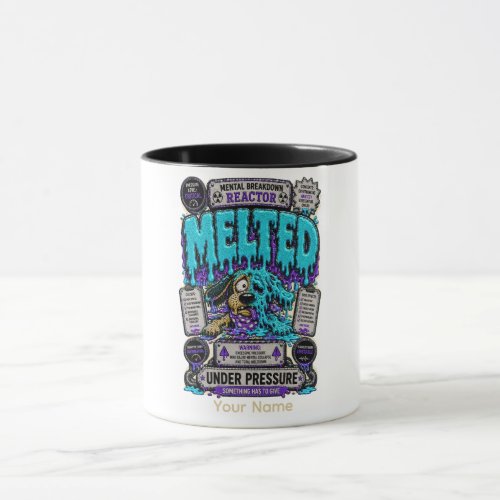 Melted Under Pressure Funny Spreadsheet Humor Mug