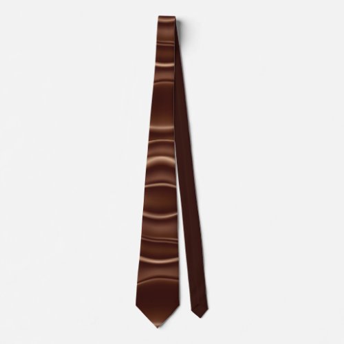 Melting Brown Chocolate Neck Tie