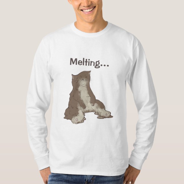 Melting Cat T-Shirt (Front)