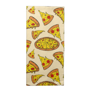 Melting Cheese Pizza Pattern Cloth Napkin