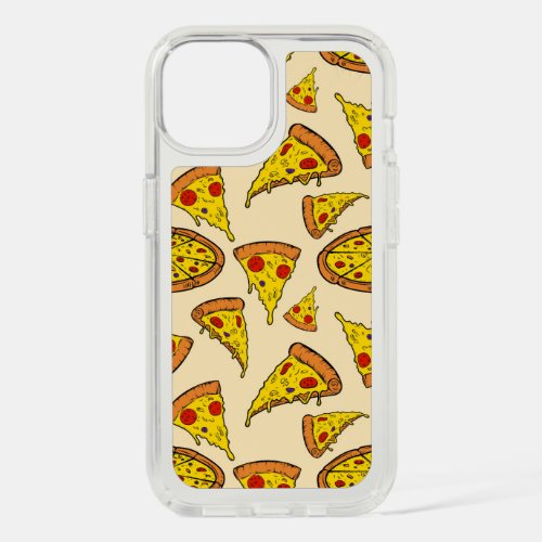 Melting Cheese Pizza Pattern iPhone 15 Case