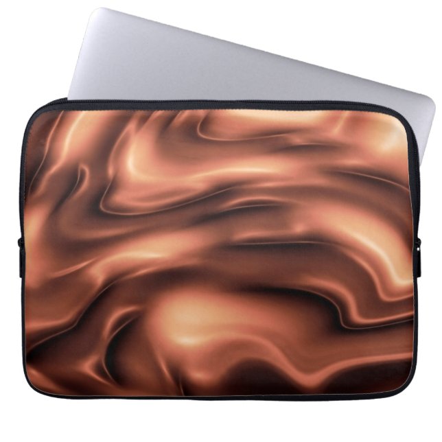 Melting chocolate laptop sleeve (Front)